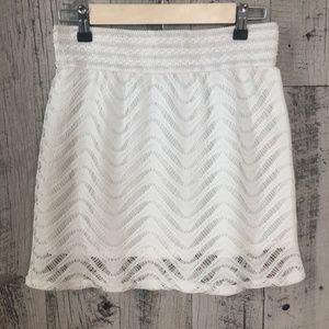 Blue Island Off-White Skirt